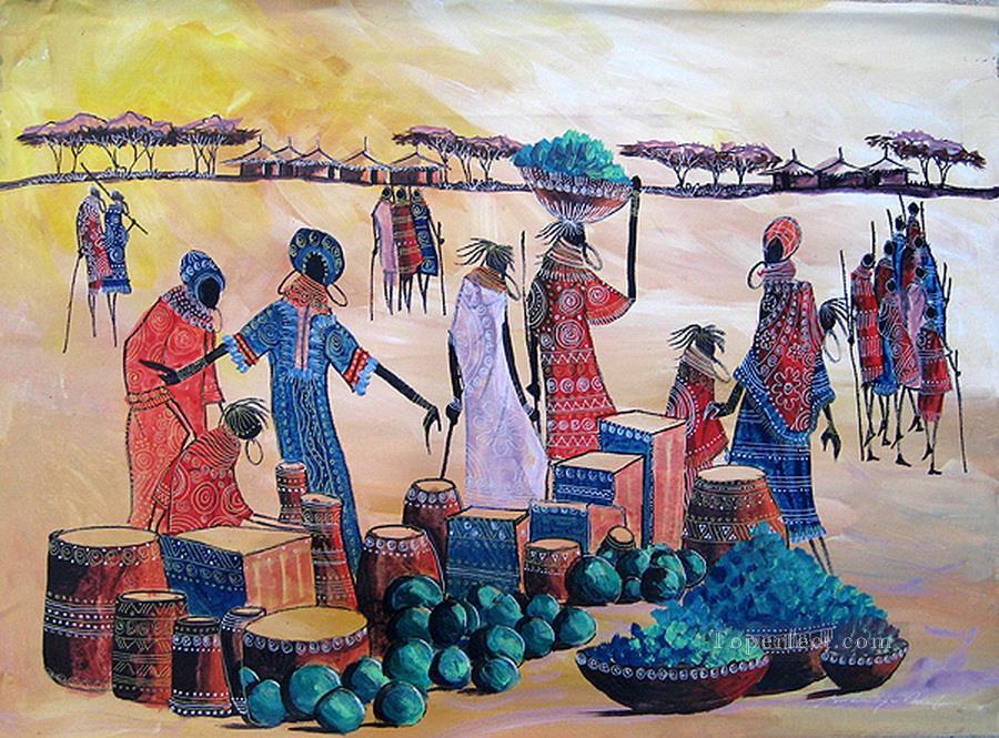 Troc Afriqueine Peintures à l'huile